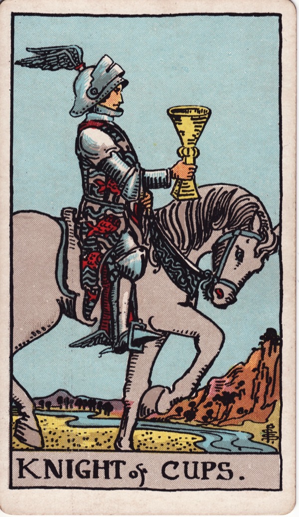 Knight of Cups from the Rider-Waite-Smith tarot deck