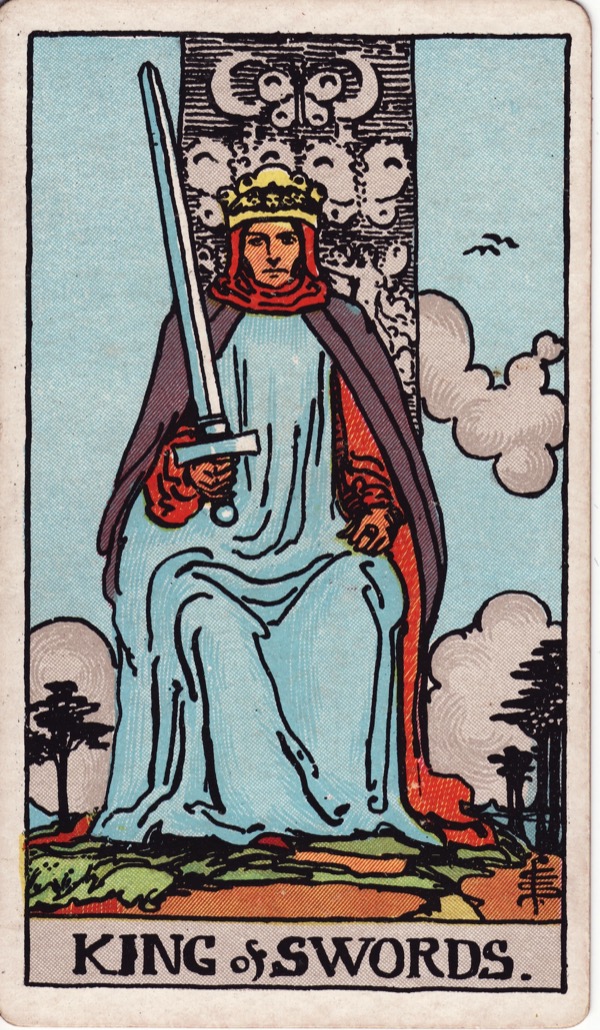 King of Swords from the Rider-Waite-Smith tarot deck